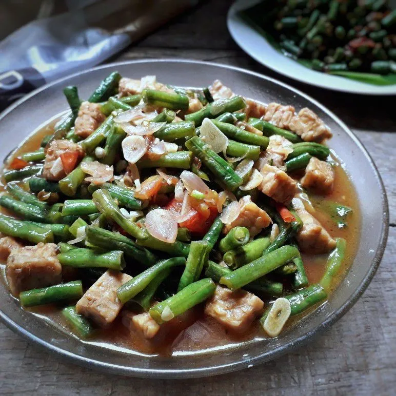 Oseng Kacang Panjang Tempe #JagoMasakMinggu4