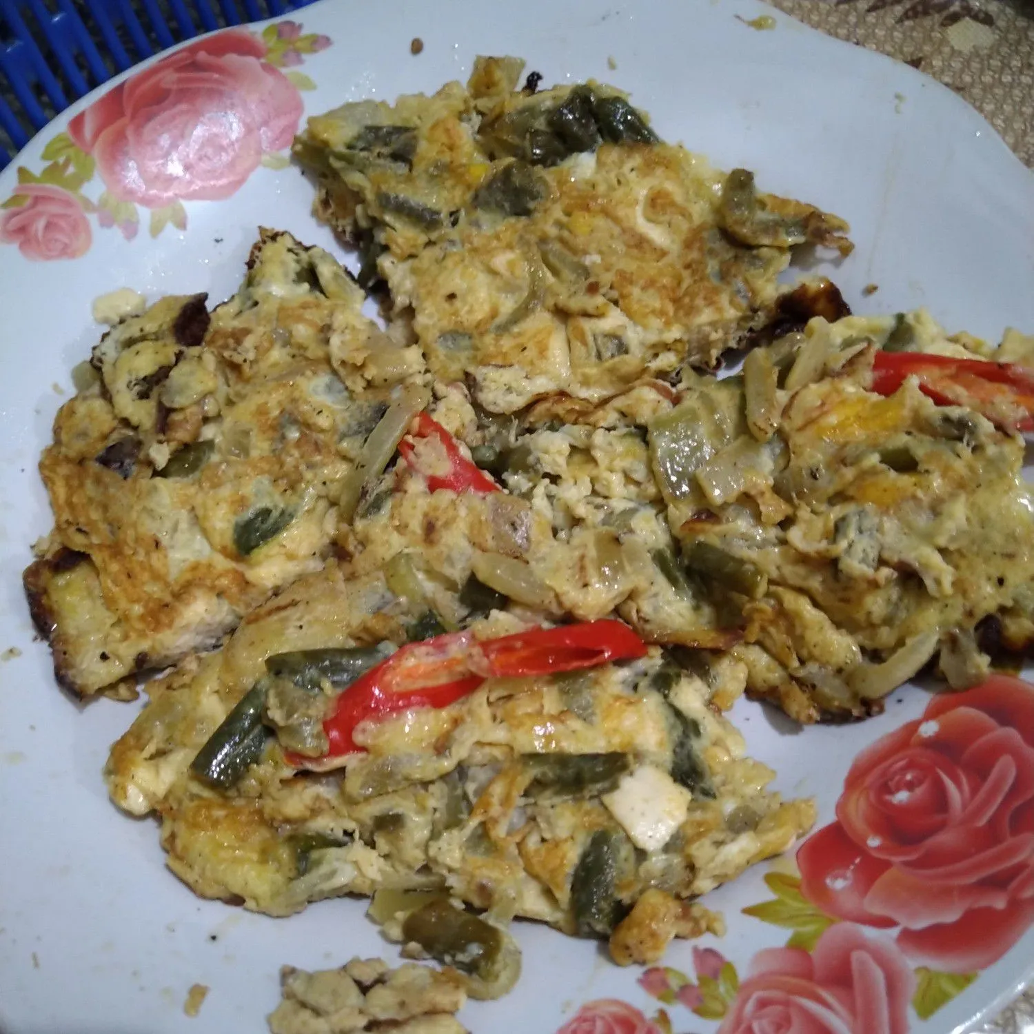Step 5 Telur dadar sayuran