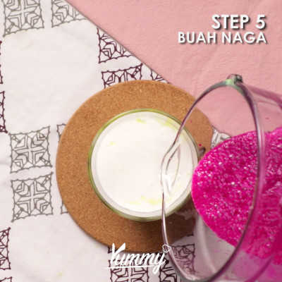 Step 5 Es Alpukat Buah Naga