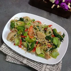 Tumis Tauge Pokcoy Bakso #JagoMasakMinggu4