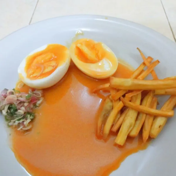 Hias sesuai selera dan sajikan selagi hangat