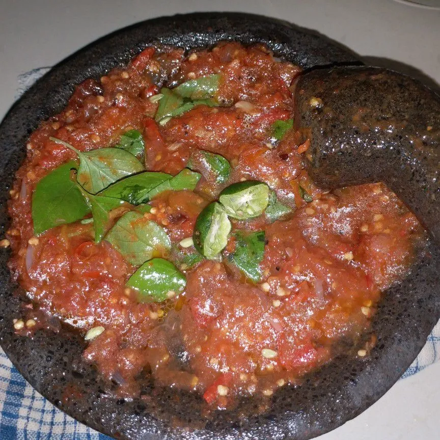Step 6 Sambal Tomat Lamongan