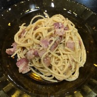 Spaghetti Cacio E Pepe With Bacon