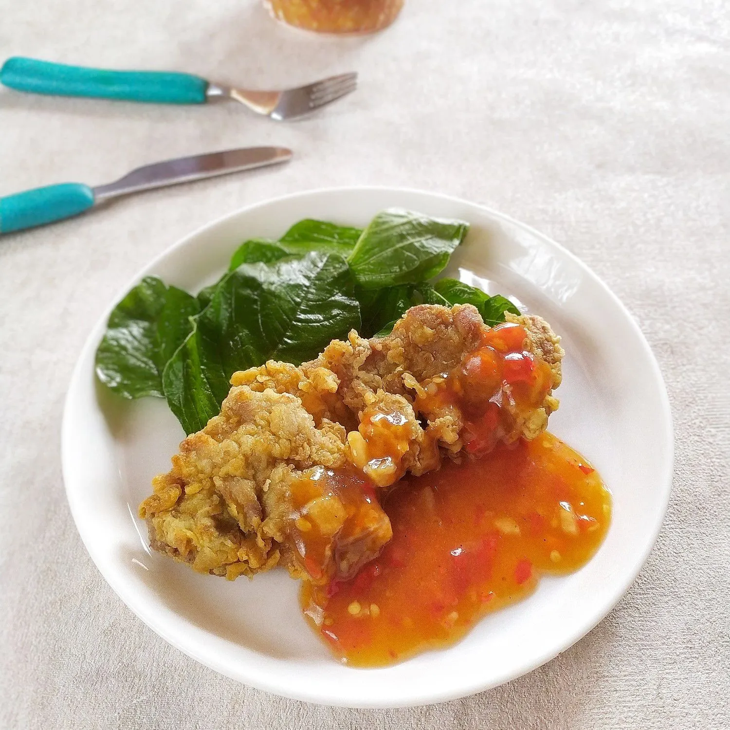 Steak Ayam Krispi Sambal Bangkok #JagoMasakMinggu5
