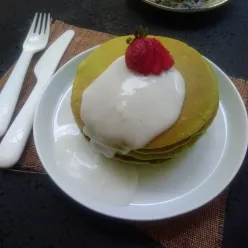 Pandan Pancake Vla Santan #JagoMasakMinggu5