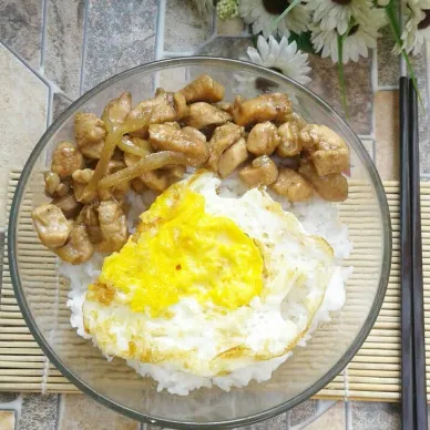 Yakiniku Chicken Rice Rice Bowl Chicken Yakiniku #JagoMasakMinggu5