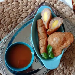 Pempek Udang Saus Bangkok #JagoMasakMinggu5