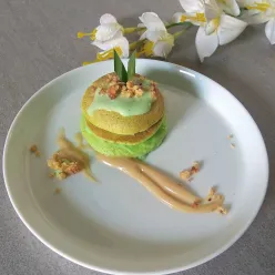 Pandan Pancake With Kinca Sauce #JagoMasakMinggu5