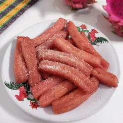 Churros Buah Naga #JagoMasakMinggu5