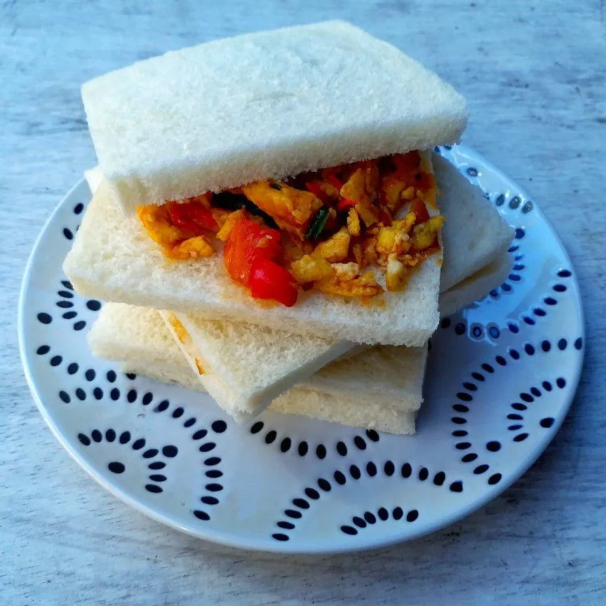 Sandwich Gongso Telur #JagoMasakMinggu5