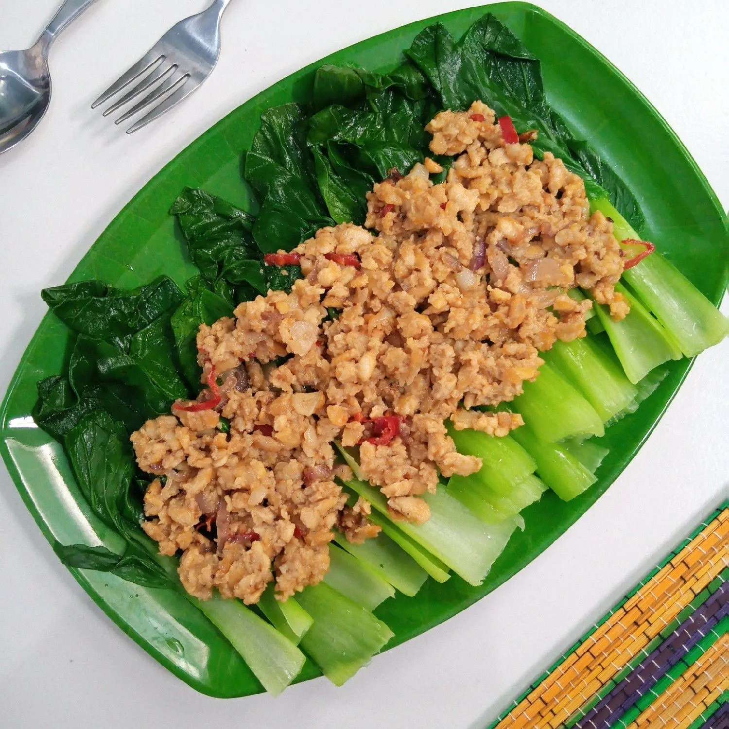 Pokcoy Siram Saos Tempe Teriyaki #JagoMasakMinggu5