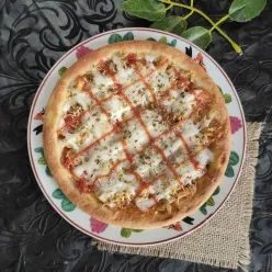 Pizza Rendang Ayam #JagoMasakMinggu5