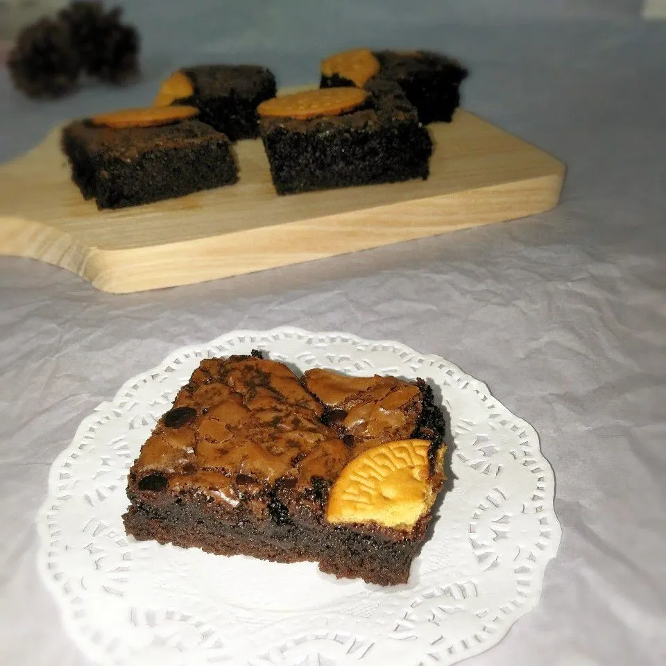 Brownies Panggang Shiny CrustyMa #1Resep1NasiBungkus
