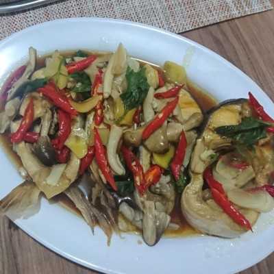 Ikan Ubi Masak Stim - hybrid art
