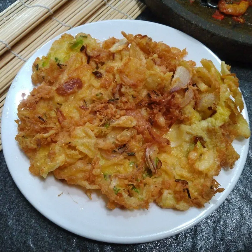 Crispy Omelette Saos Teriyaki #JagoMasakMinggu5