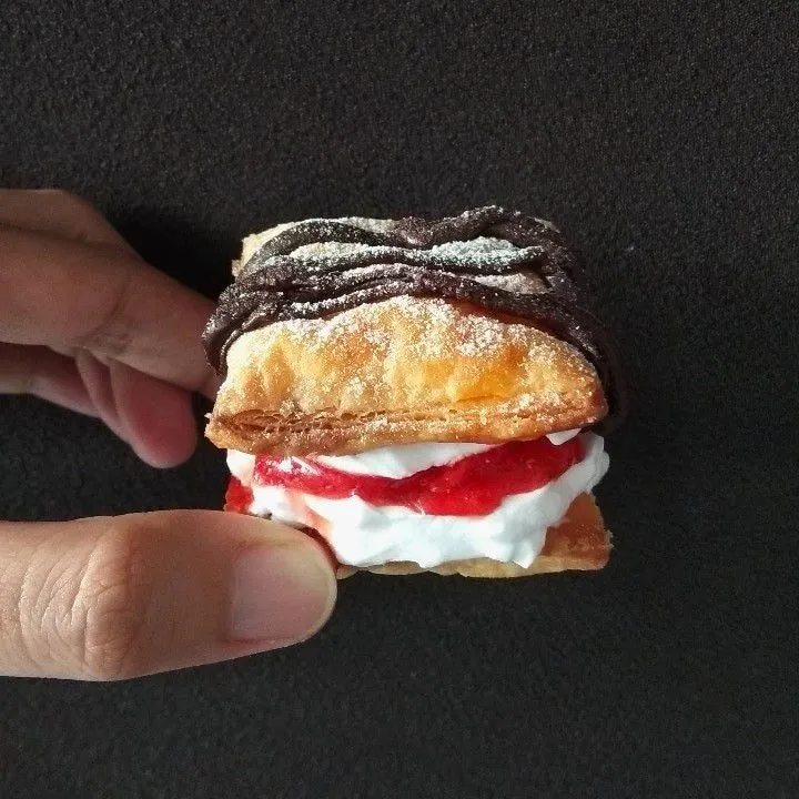 Petit Fours Strawberry Shortcakes