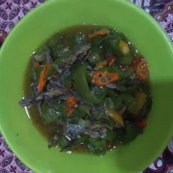oseng pare belut