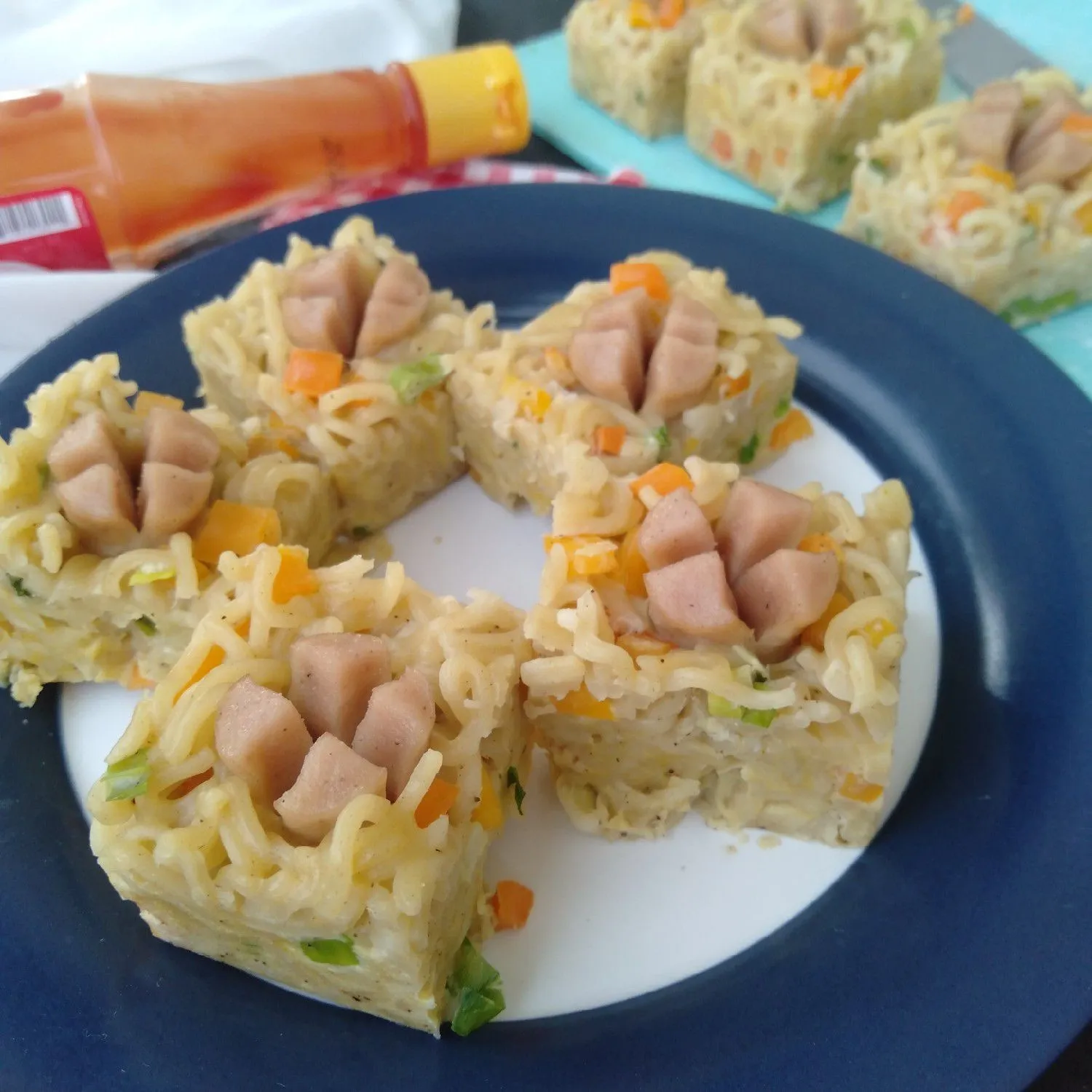 Mie Sosis Sayur Kukus #JagoMasakMinggu6