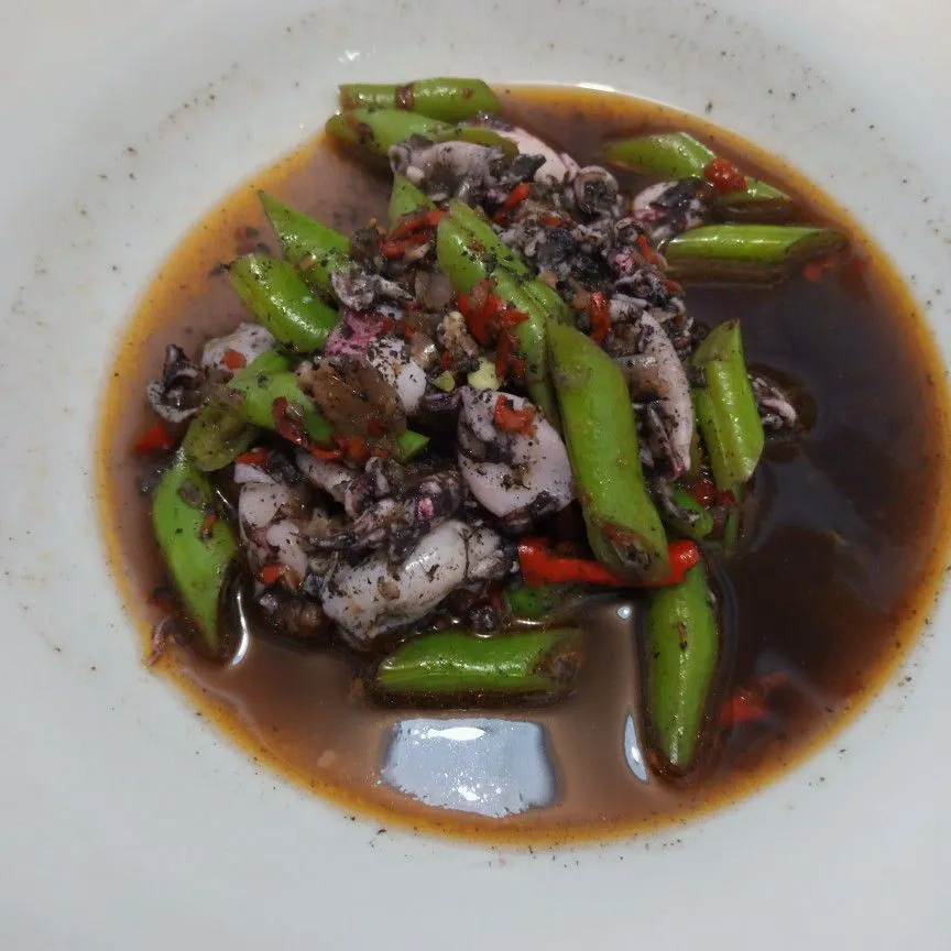 Buncis Sambal Cumi Hitam #JagoMasakMinggu7