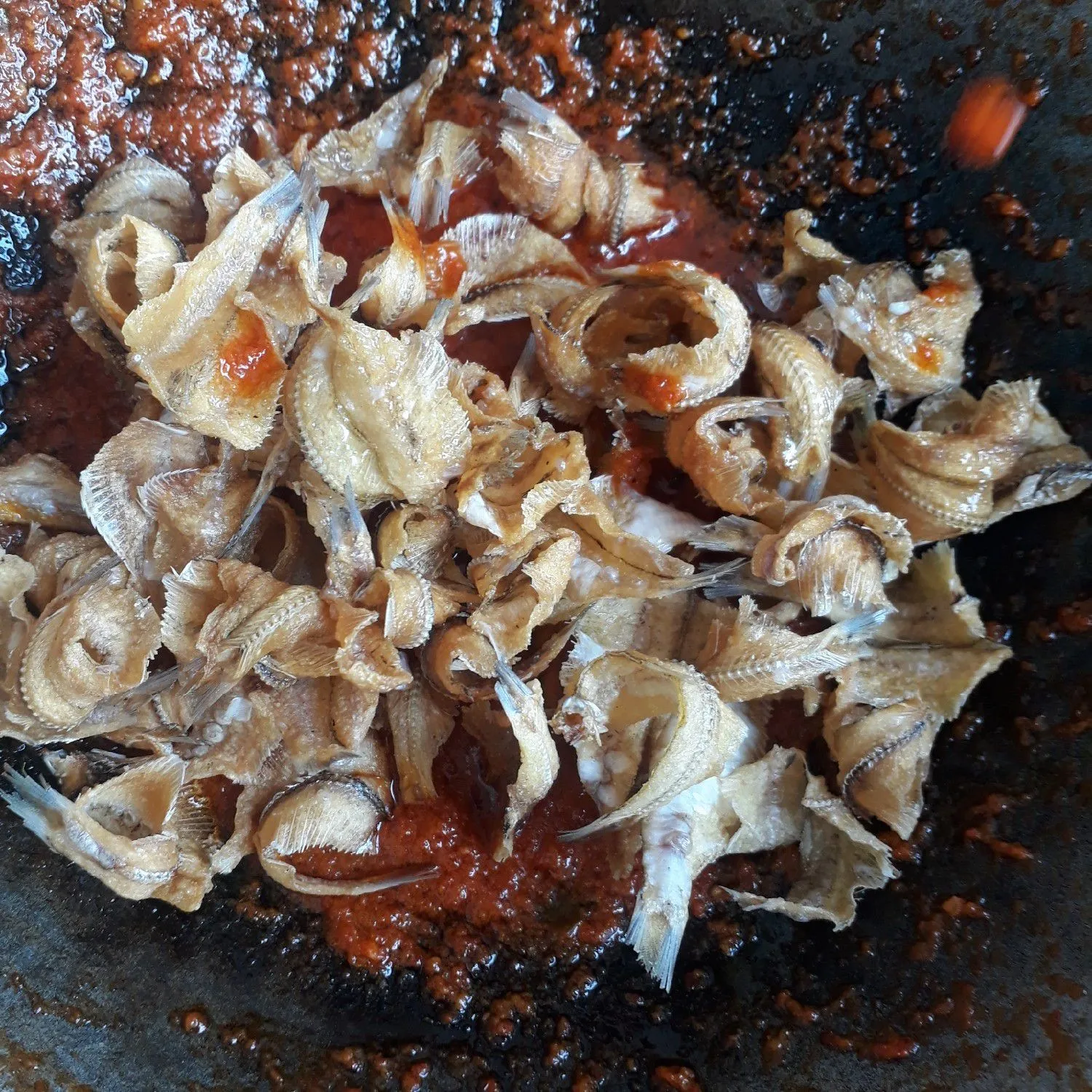 Step 6 Balado Ikan Bulu Ayam
