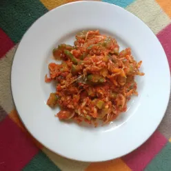 Tumis Pare sambal Teri #JagoMasakMinggu7