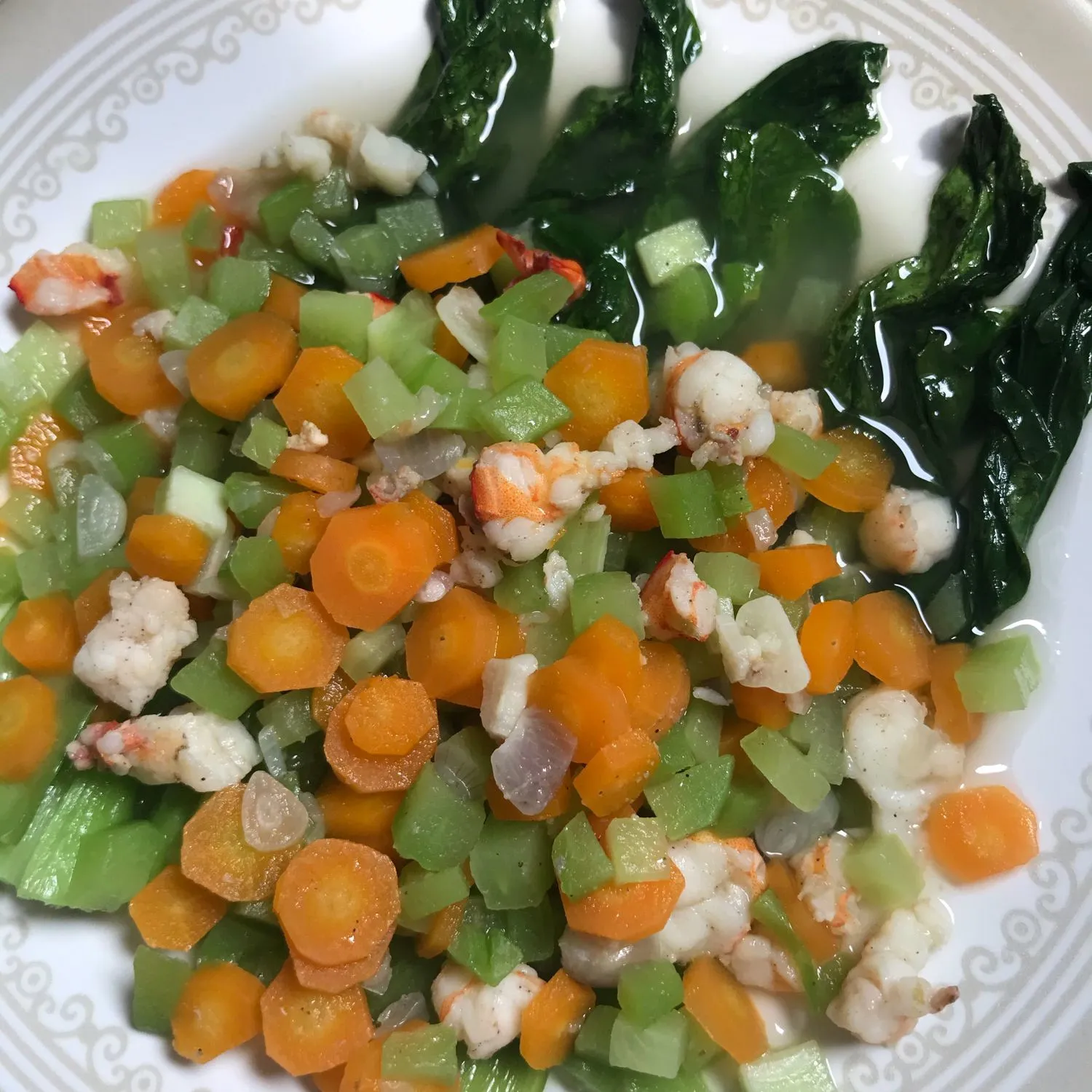 Tumis Sayur Pakcoy Udang