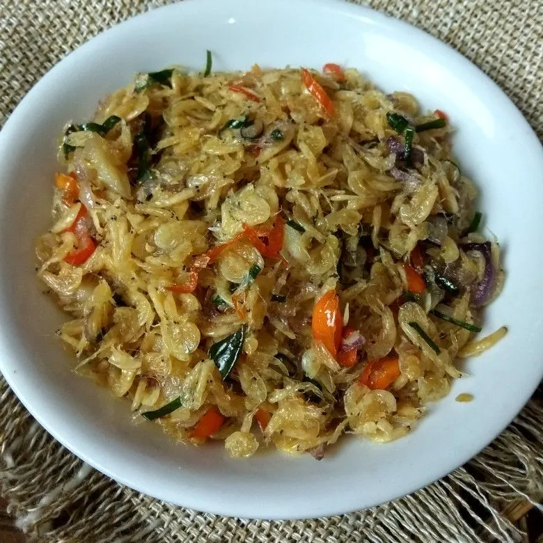 Tumis Rebon Pedas Aroma Daun Jeruk #JagoMasakMinggu7