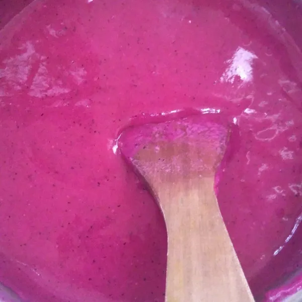 Aduk merata hingga mengental.