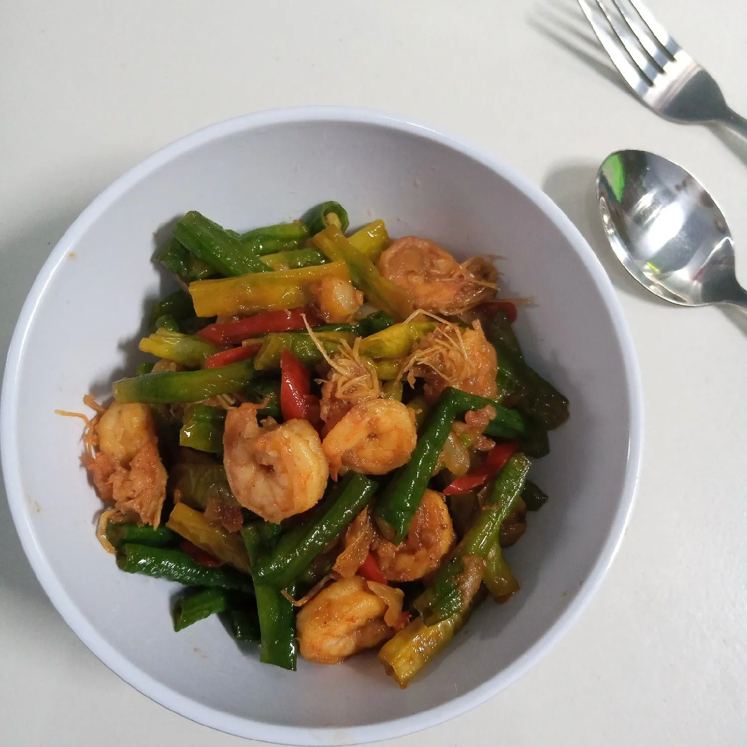 Oseng Udang Kacang Panjang #JagoMasakMinggu7