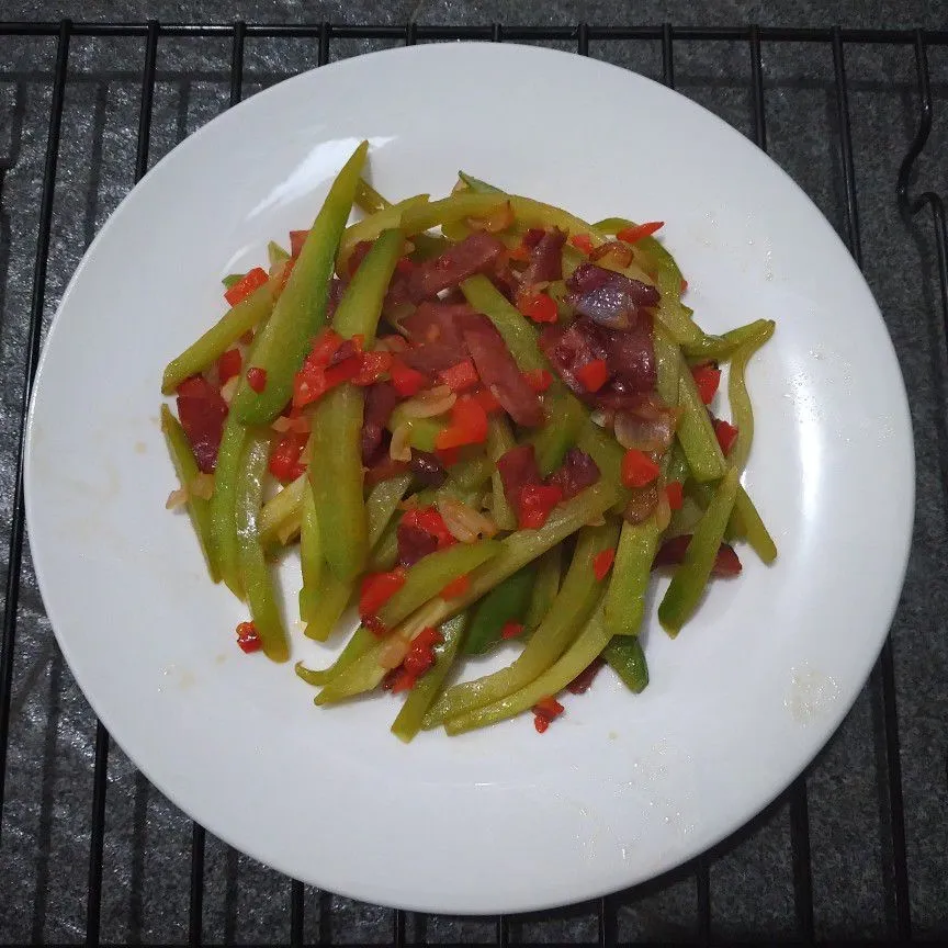 Labu Siam Tumis Smoke Beef #JagoMasakMinggu7