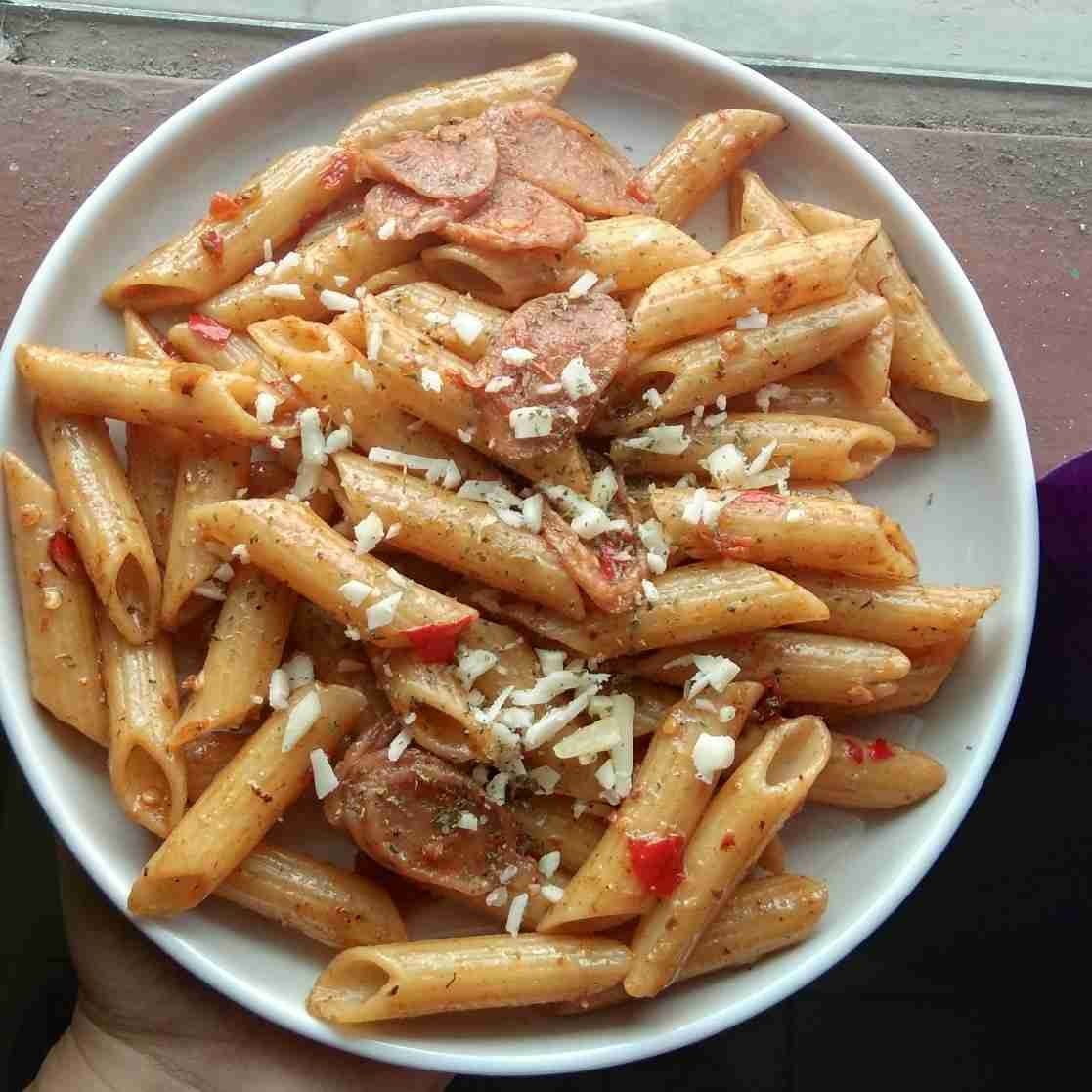 Hot Spicy Penne #JagoMasakMinggu7