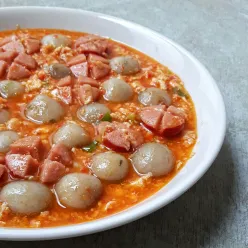 Seblak Bakso Aci Sosis #JagoMasakMinggu7