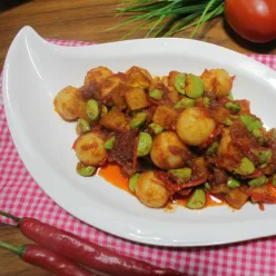 Sambal Dower Bakso Cumi Kentang #JagoMasakMinggu7
