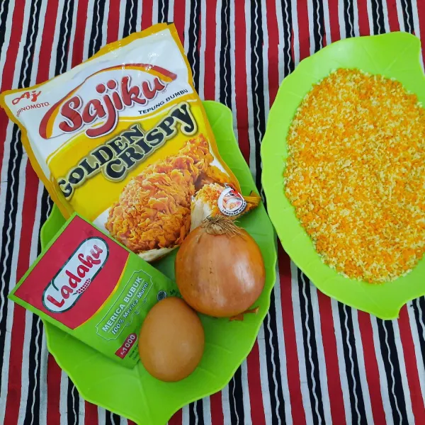 Siapkan bahan-bahan.