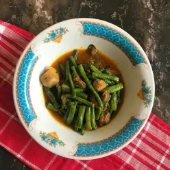Oseng Ati Ampela Pedas Kacang Panjang #JagoMasakMinggu7