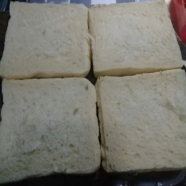 Siapkan roti tawar