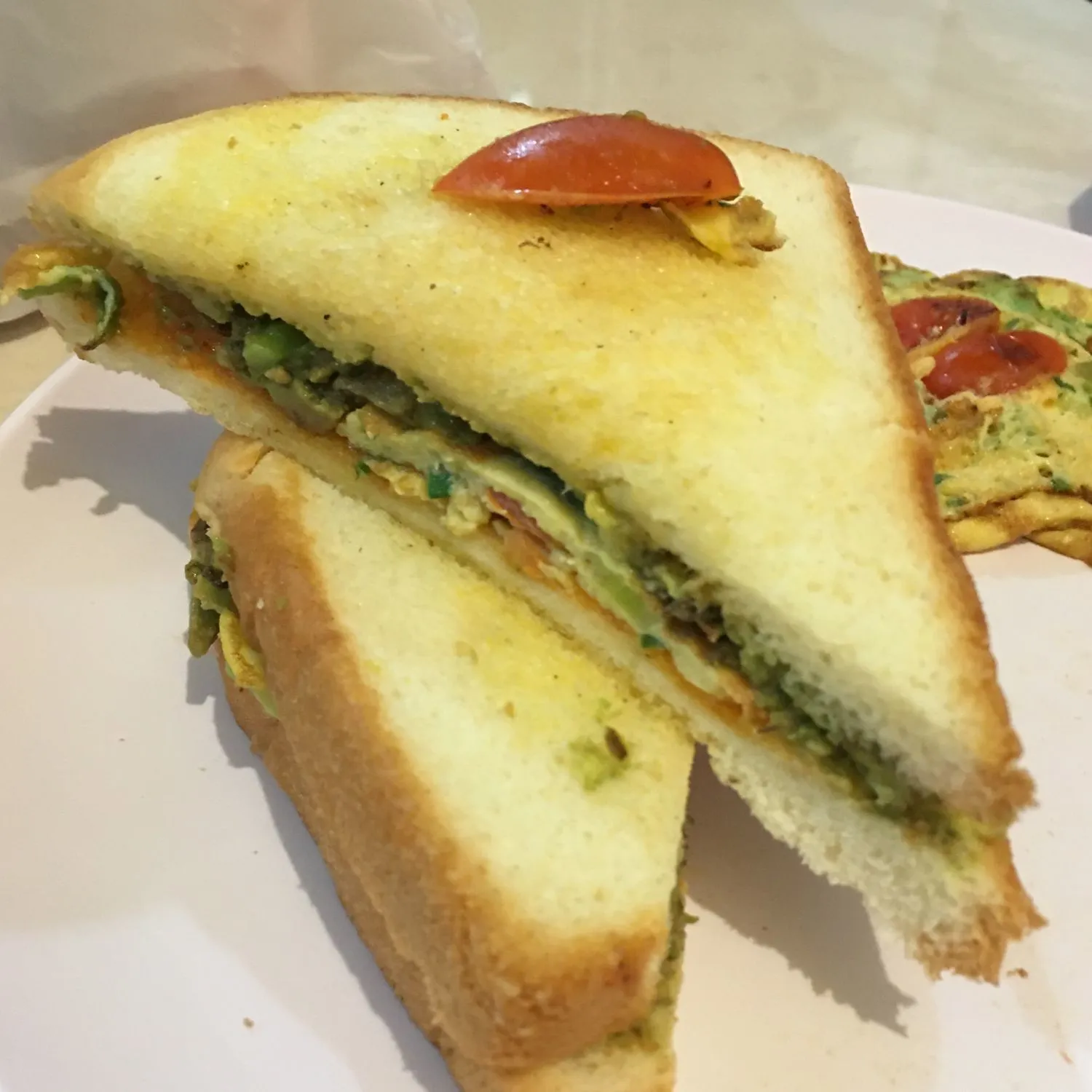 Sandwich telur avocado #1Resep1NasiBungkus