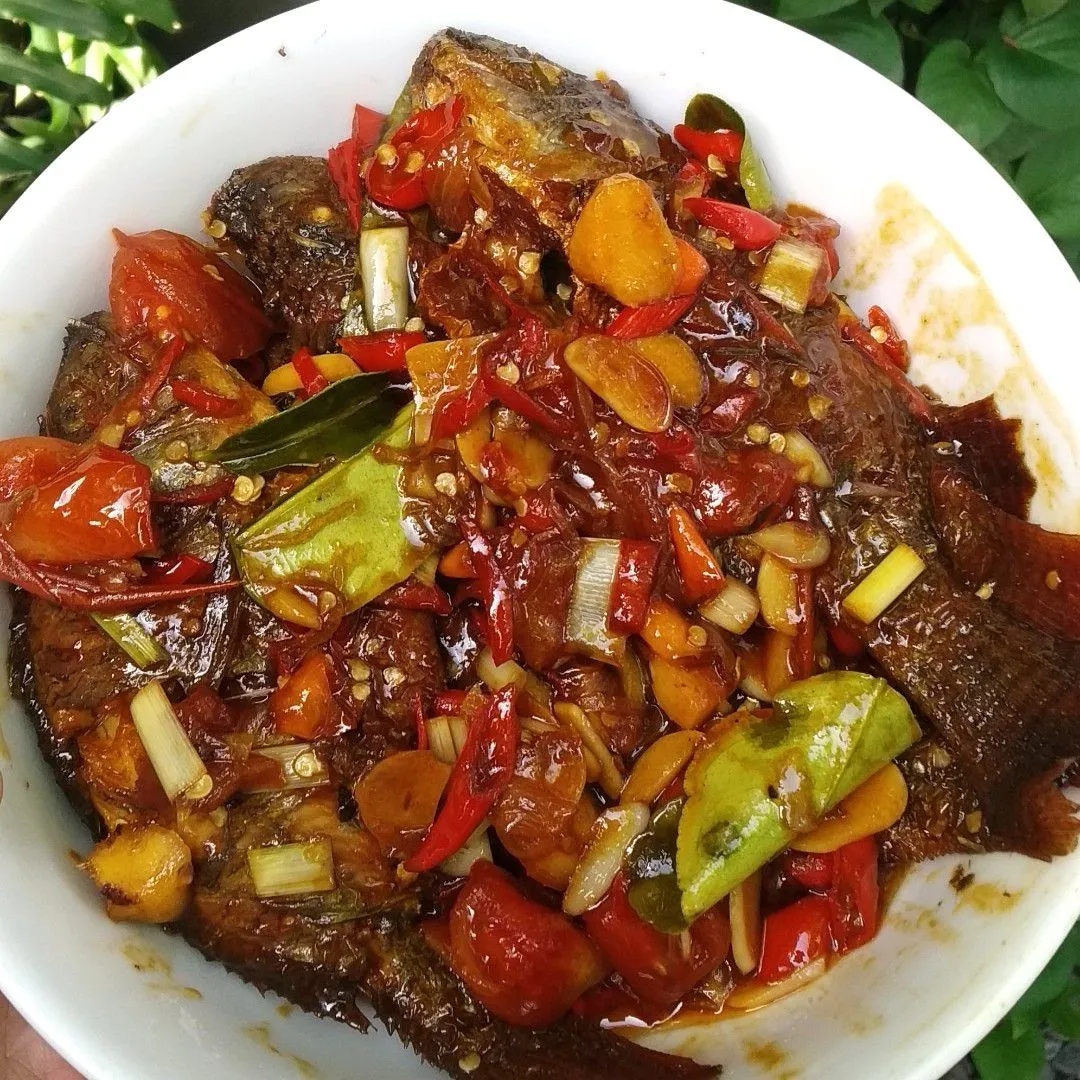 Gurame Masak Pedas Rempah #JagoMasakMinggu7