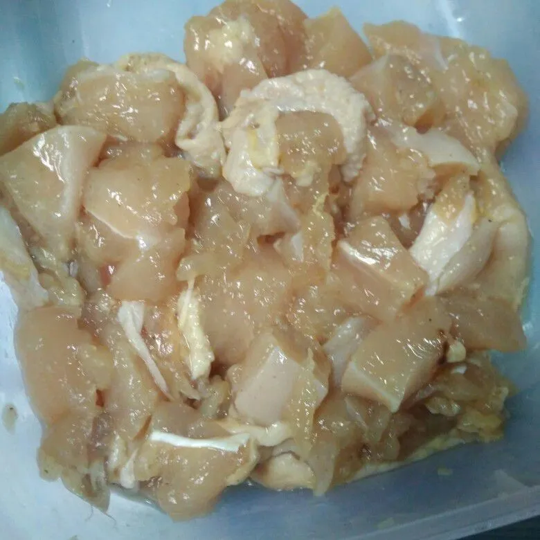 Step 1 Ayam Pok Pok