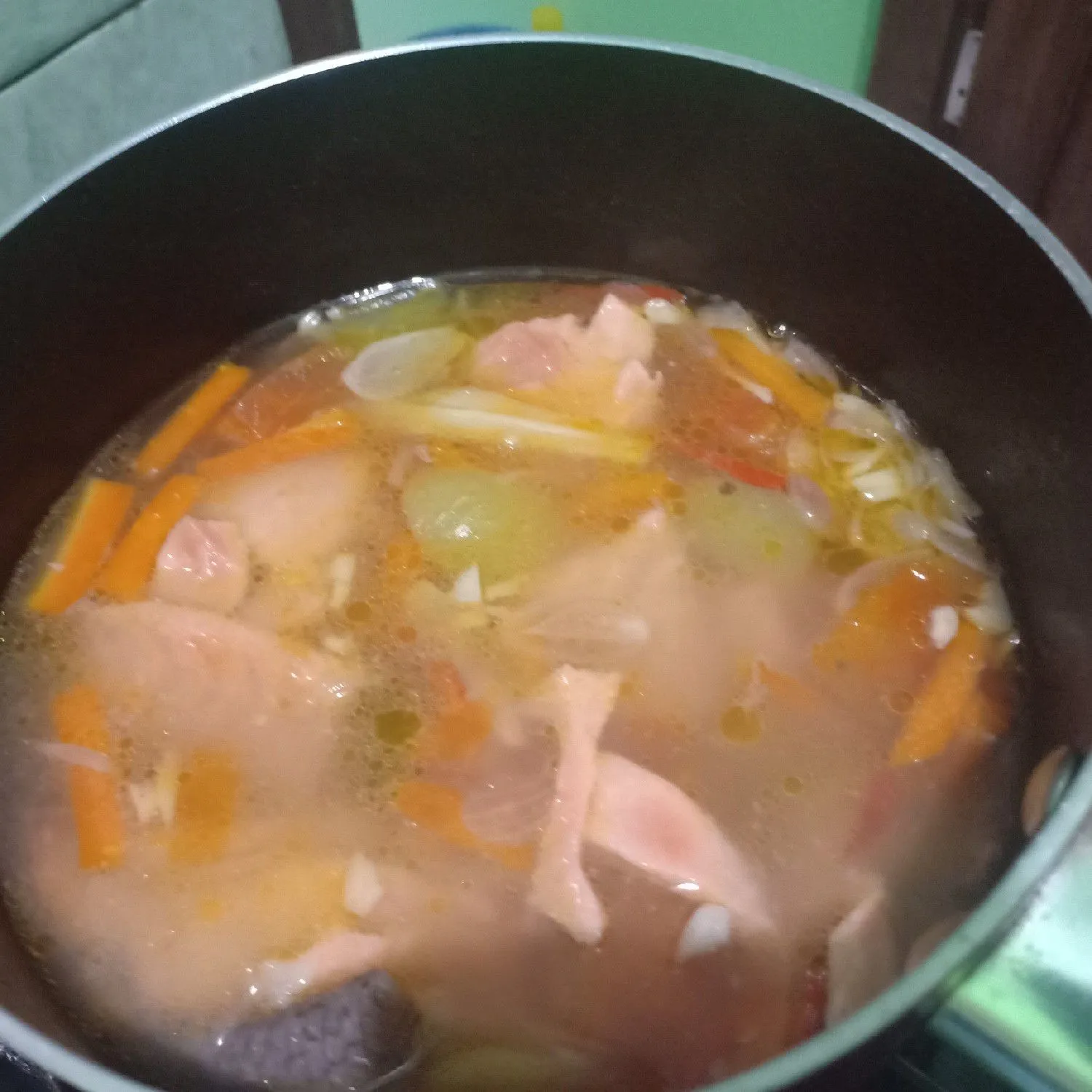 Step 7 Ikan Salmon Kuah Asam