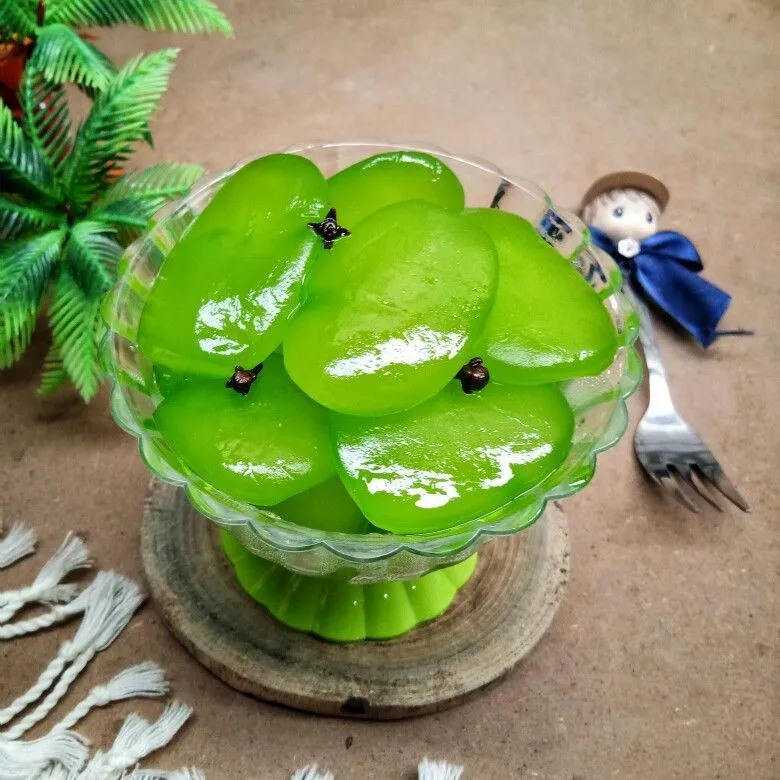 Manisan Kolang Kaling Sirup Melon #JagoMasakMinggu8