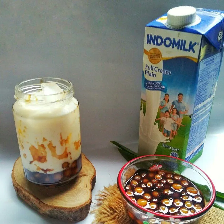 Brown Sugar Mocca Boba Milk #JagoMasakMinggu8