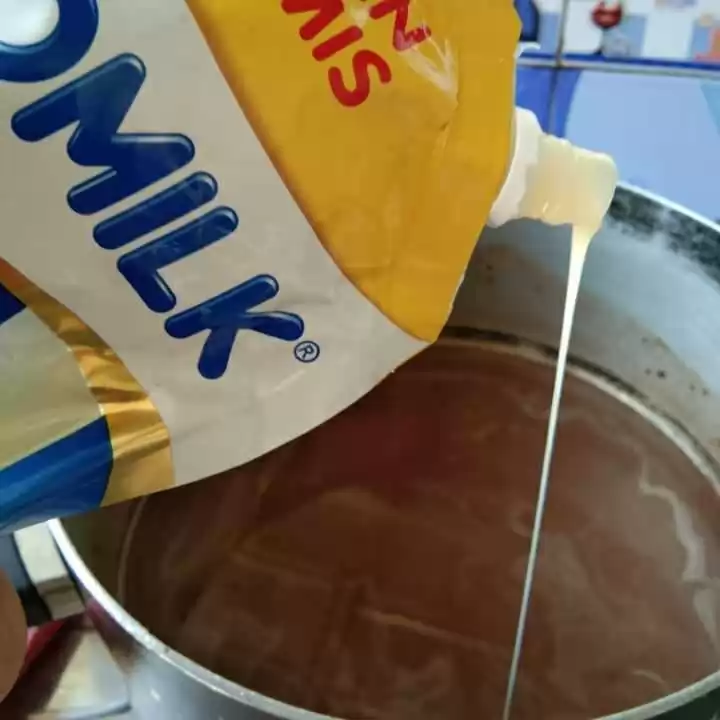 Step 3 Puding Roti Tawar