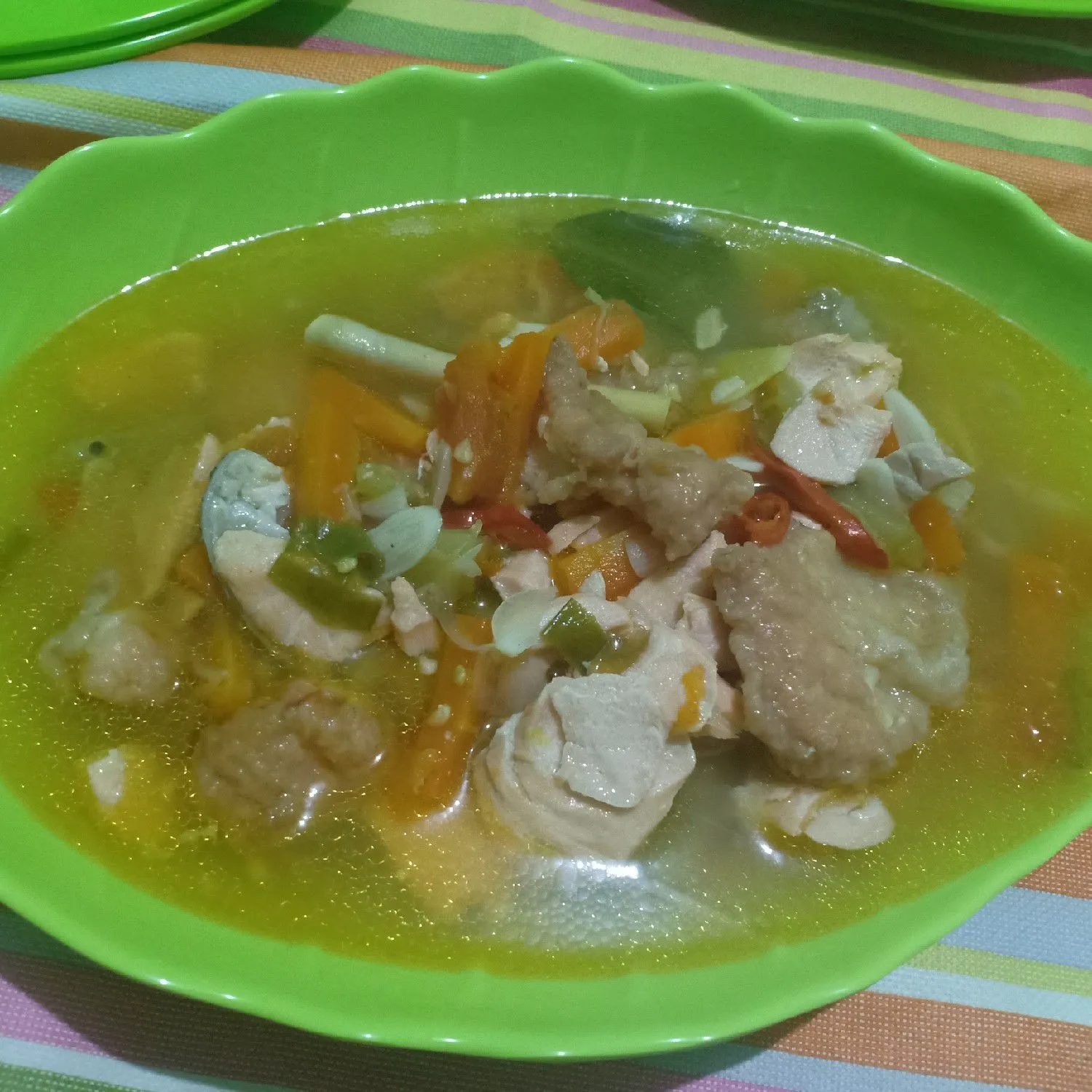 Step 9 Ikan Salmon Kuah Asam