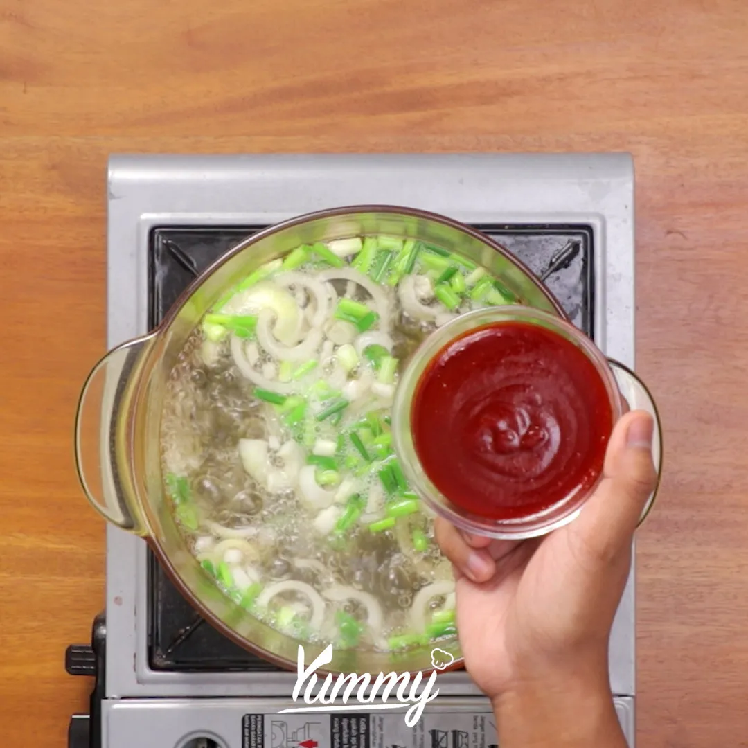 Step 3 Mie Udon Mixed Gochujang