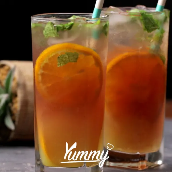 Orange Raspberry Soda