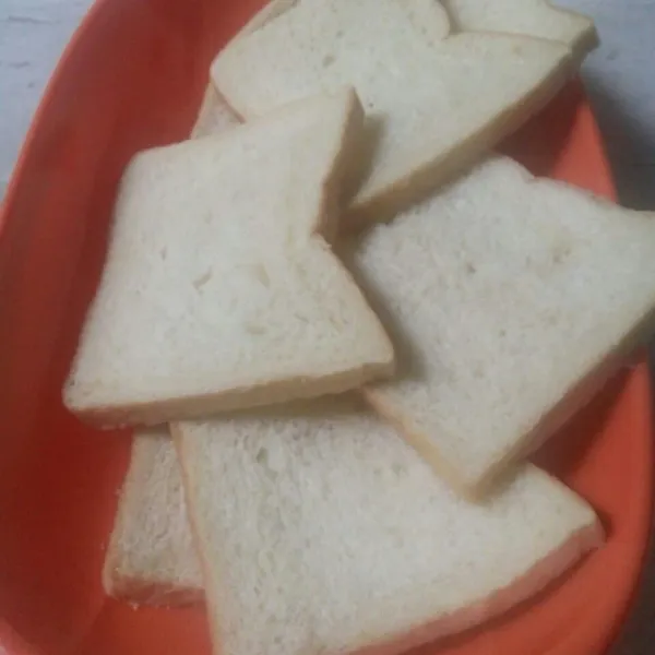 Siapkan roti tawar