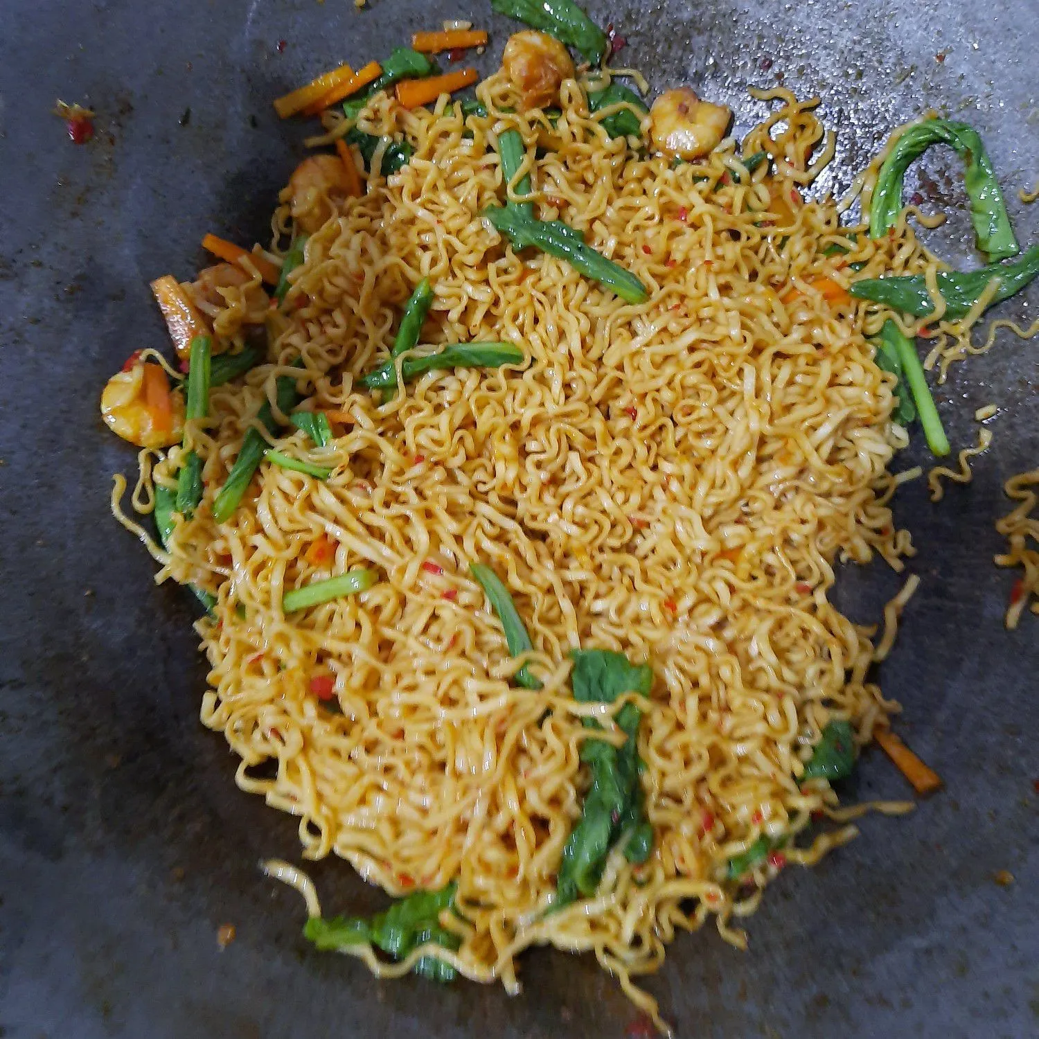 Step 9 Mie Pipih Udang