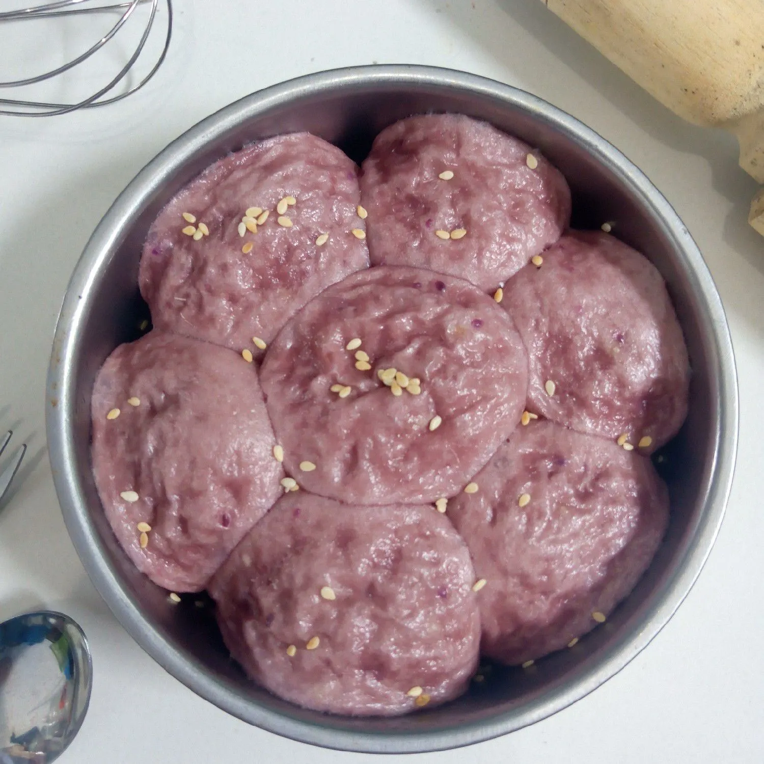 Roti Kukus Ubi Ungu #JagoMasakMinggu8