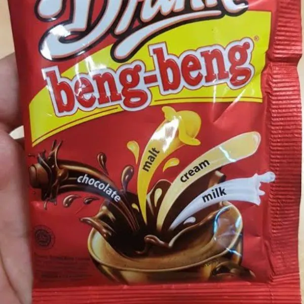 Siapkan beng-beng drink terlebih dahulu.